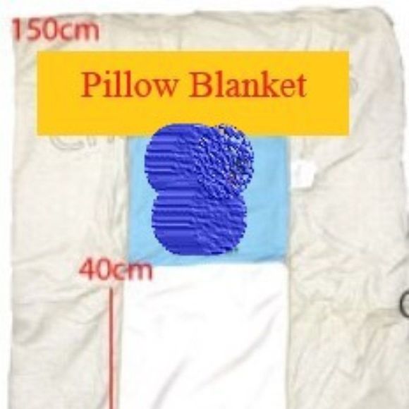 Throw blanket foldable into a pillow - Picture 4 of 4